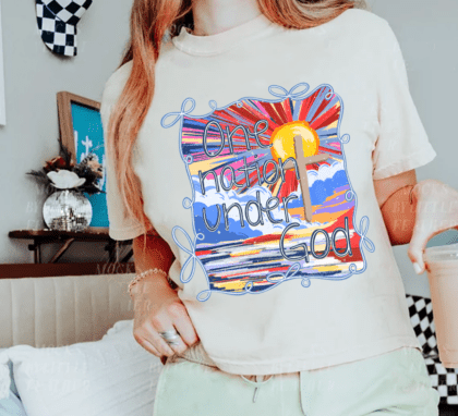 Brushstroke  lake scene Shirt