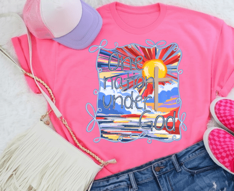 Brushstroke  lake scene Shirt