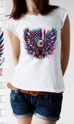 Eagle over flag Shirt