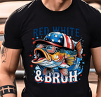 Red White & Bruh Shirt
