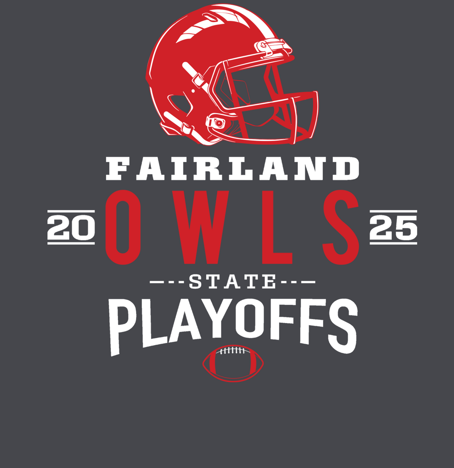 Fairland Football Playoff shirt