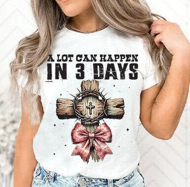 A lot can happen in 3 days