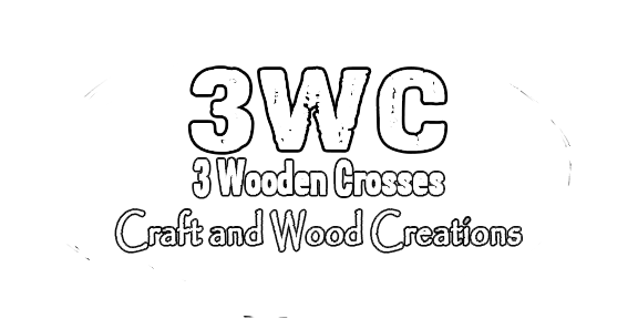 3 Wooden Crosses Craft & Wood Creations
