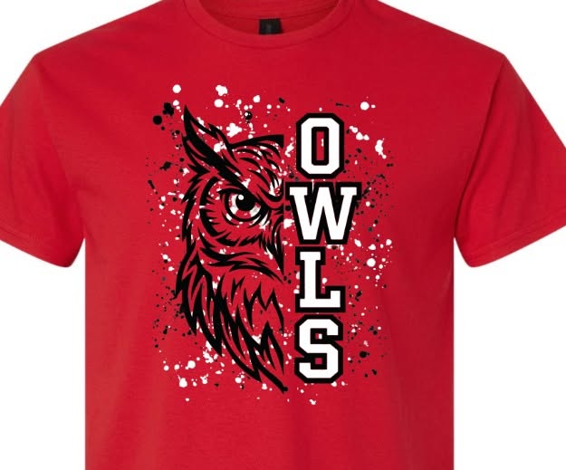 Owl Splatter Graphic