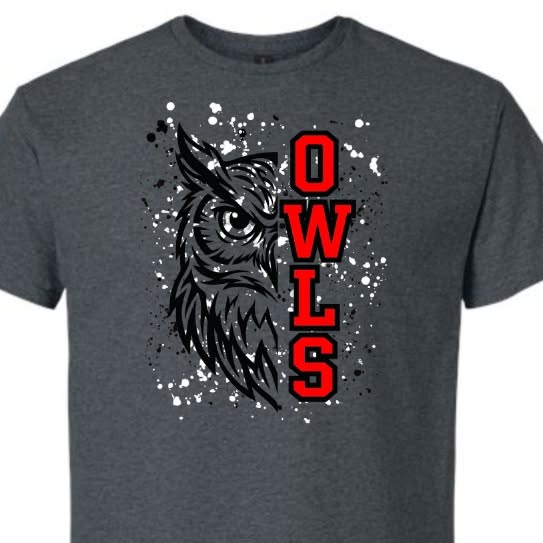 Owl Splatter Graphic