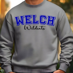 Block town Cursive mascot Shirt