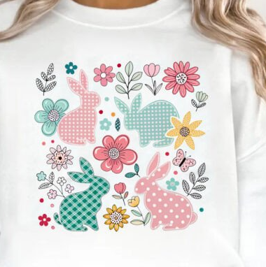 Spring Easter bunnies