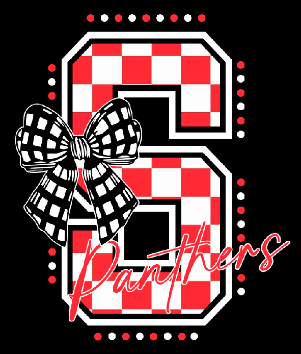 Checkered bow letter Shirt