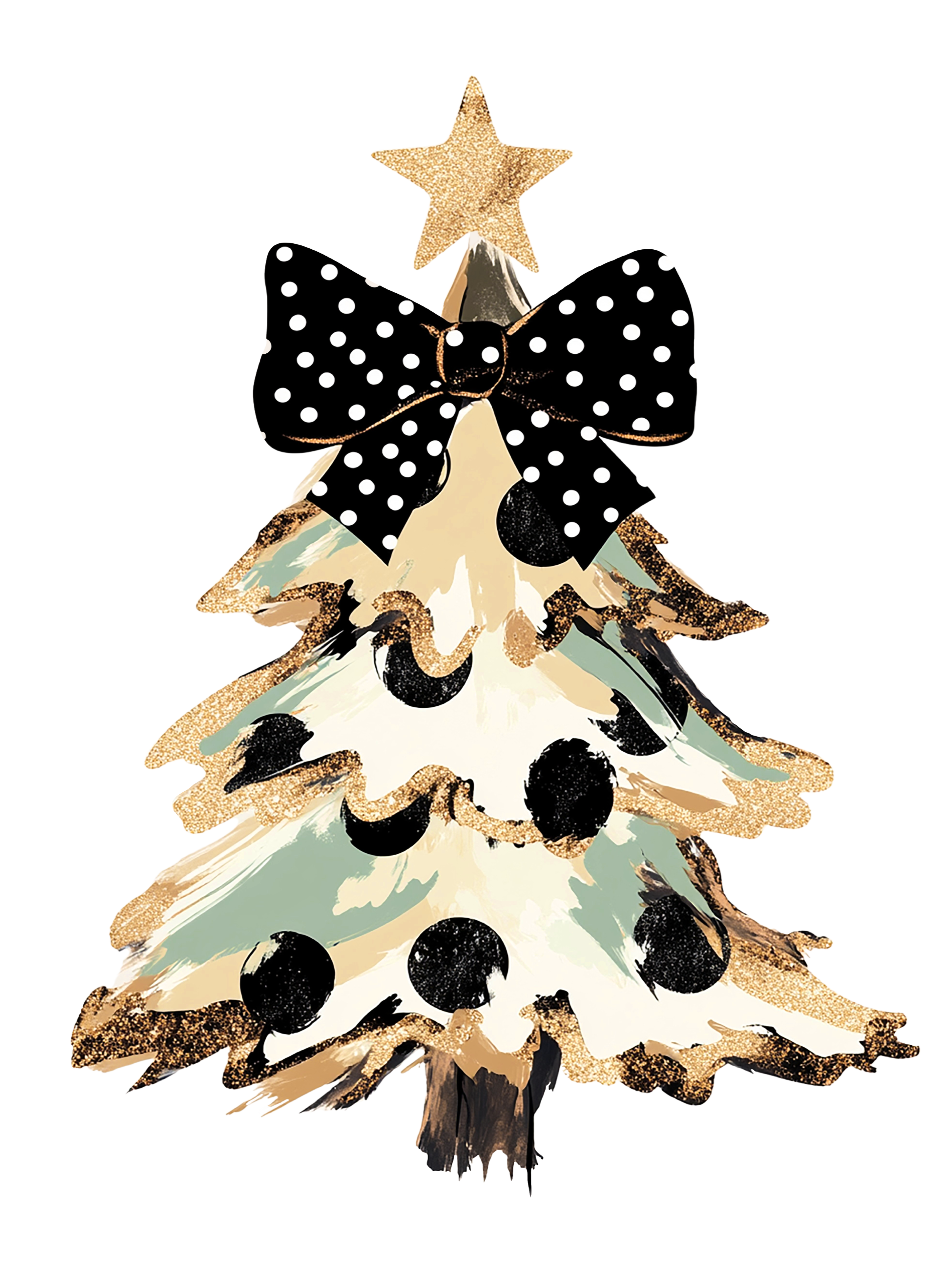 Camo brushstroke tree