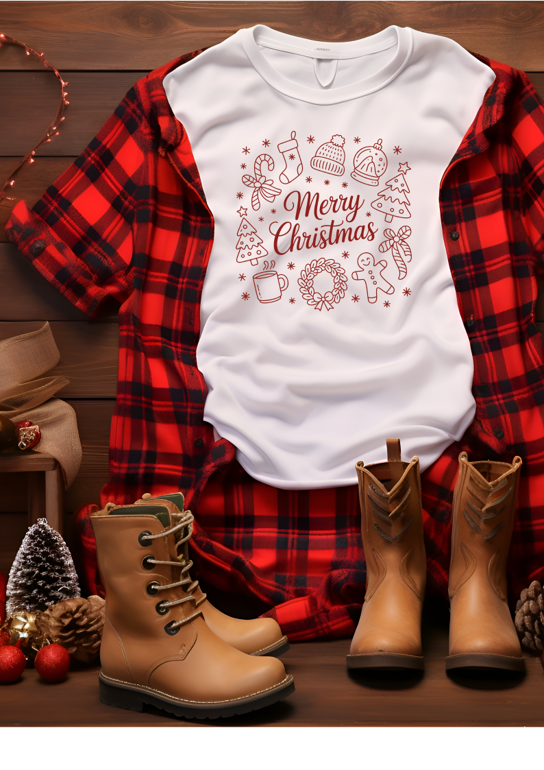 Merry Christmas doodle