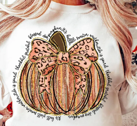 Glitter pumpkin