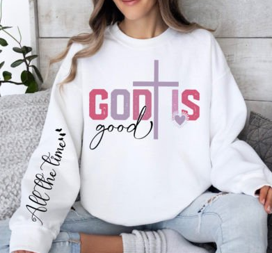 God is good with sleeve