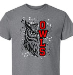 Owl Splatter Graphic
