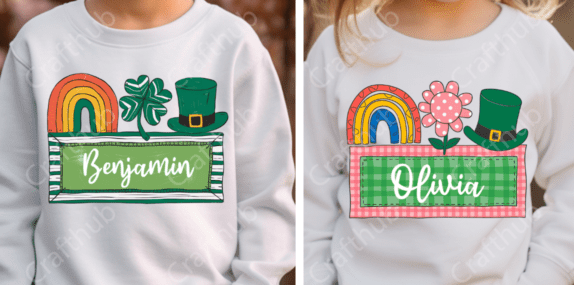 Kids St. Patrick's Day shirts