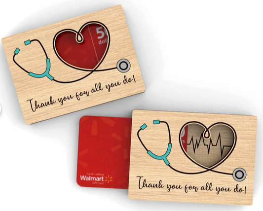 Nurse gift card holder