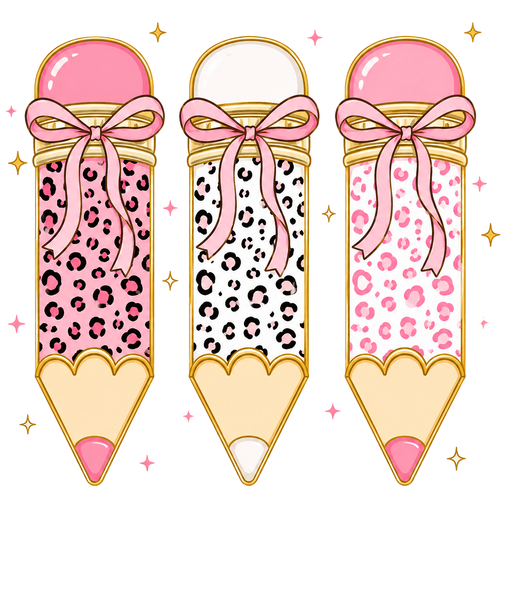 Leopard pink pencils Shirt