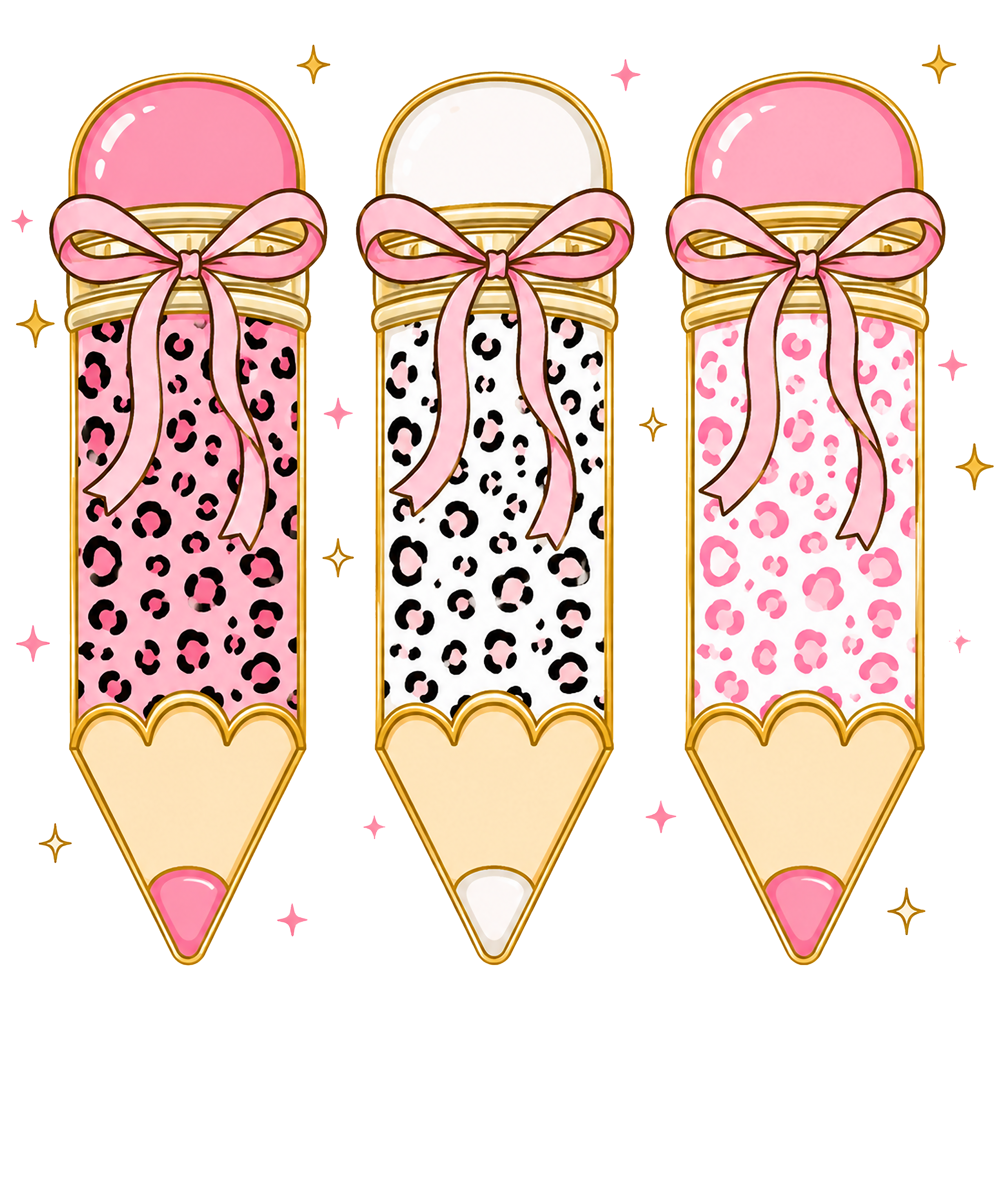 Leopard pink pencils Shirt