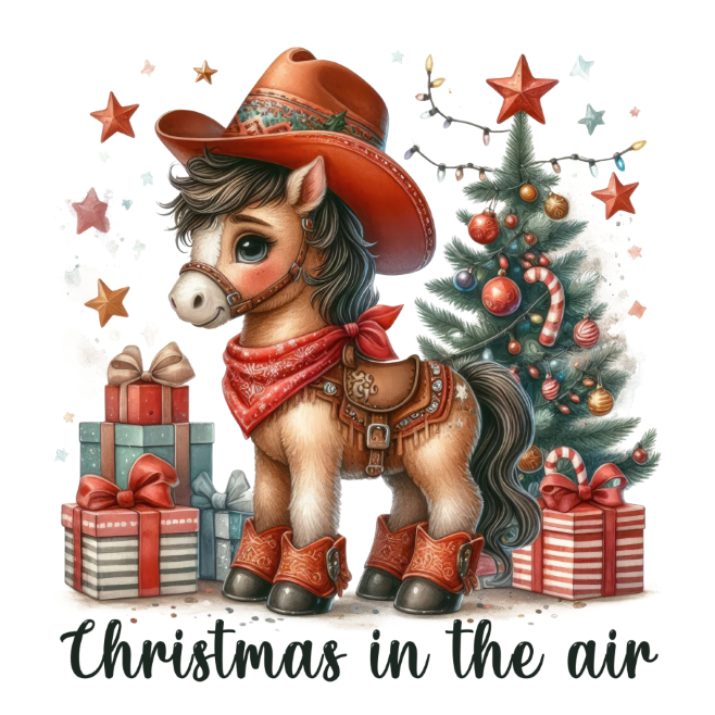 Pony Christmas in the air