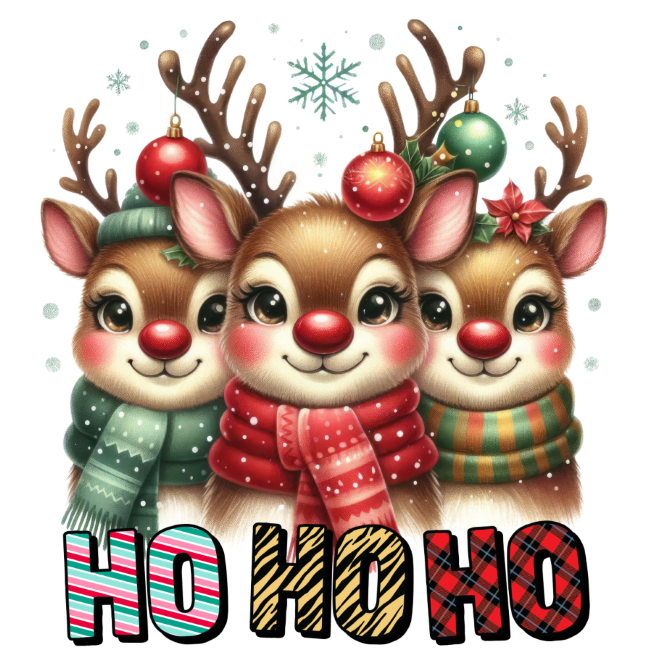 Reindeer Ho Ho Ho