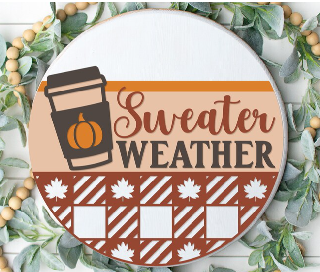 Sweater weather w leaves