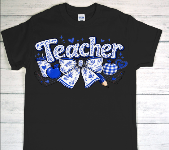 Teacher Bow Graphic T